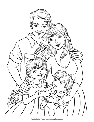 Family Printable Coloring Pages Family Coloring Pages Free PDF Family Printable Coloring Pages Family Coloring Pages Free PDF