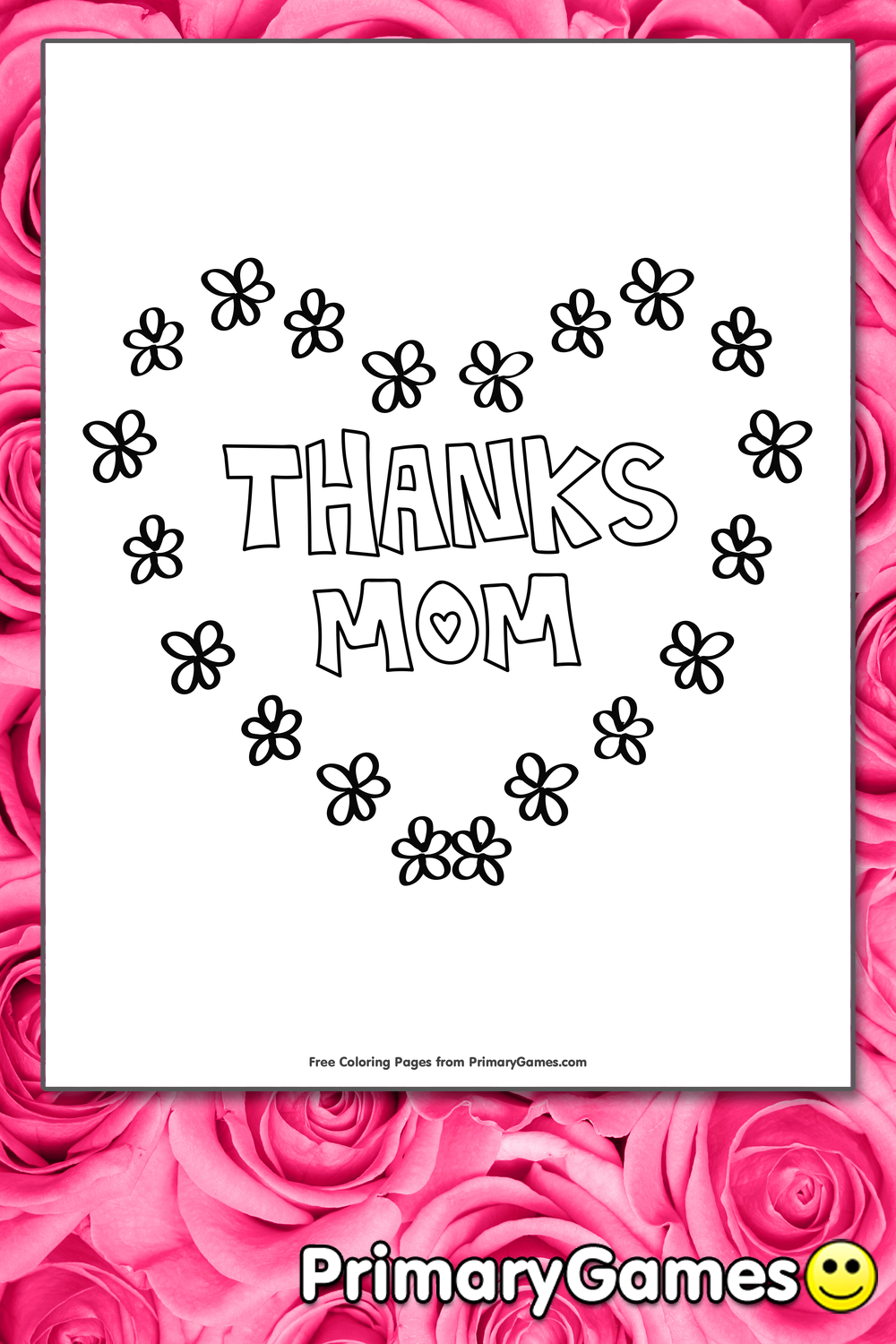 Thank You Mom Coloring Pages