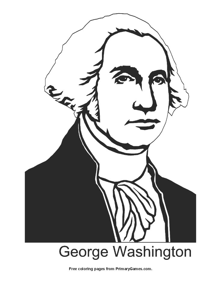 George Washington Coloring Page