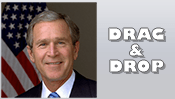 President George W. Bush Drag & Drop Puzzle