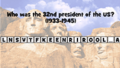US Presidents Word Mix Puzzle