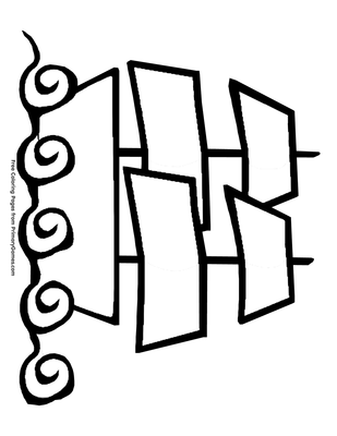 Mayflower Coloring Page