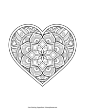 Valentine S Day Coloring Pages Free Printable Pdf From Primarygames