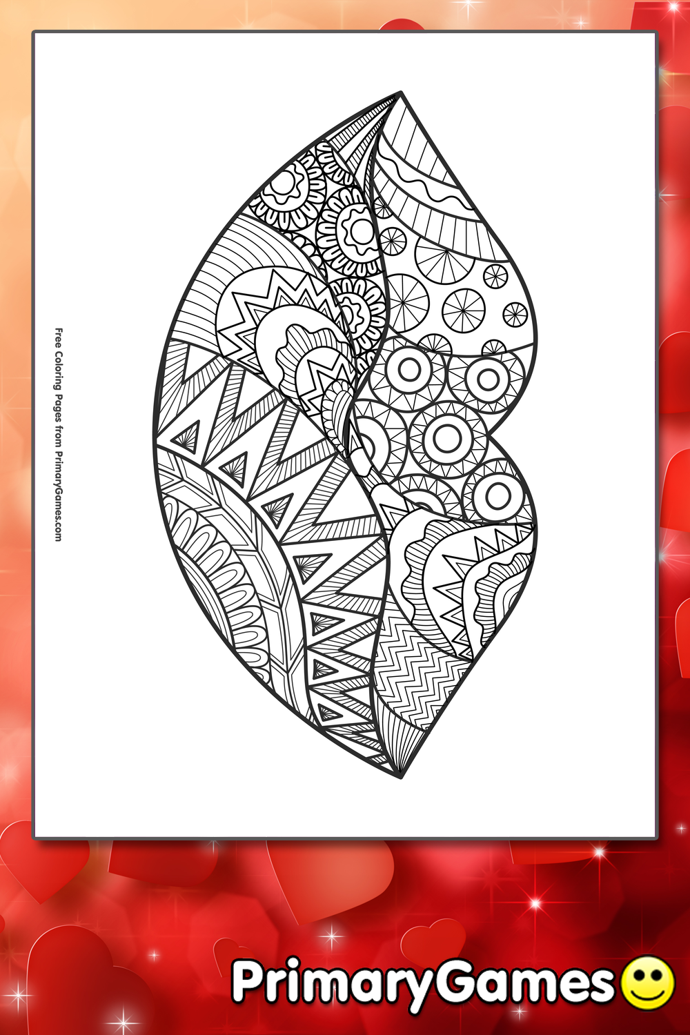 lips printable coloring pages