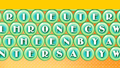 Bouncing Letters