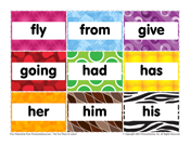 First Grade Sight Words: Fly to His
