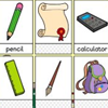 Word Cards: Back To School