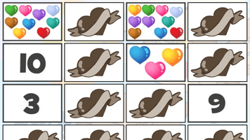Counting Hearts Memory Play Free Online Games On Primarygames