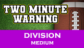 Two Minute Warning: Division Flashcards - Medium