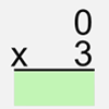 Two Minute Warning: Multiplication Flashcards - By 0
