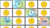 Math Memory Clocks: Spring Edition