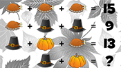 Math Riddles: Thanksgiving