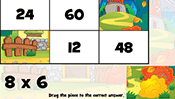 Math Tiles: Autumn Multiplication