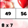 Math Tiles: Valentine's Day Multiplication