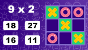 Tic Tac Toe Multiplication