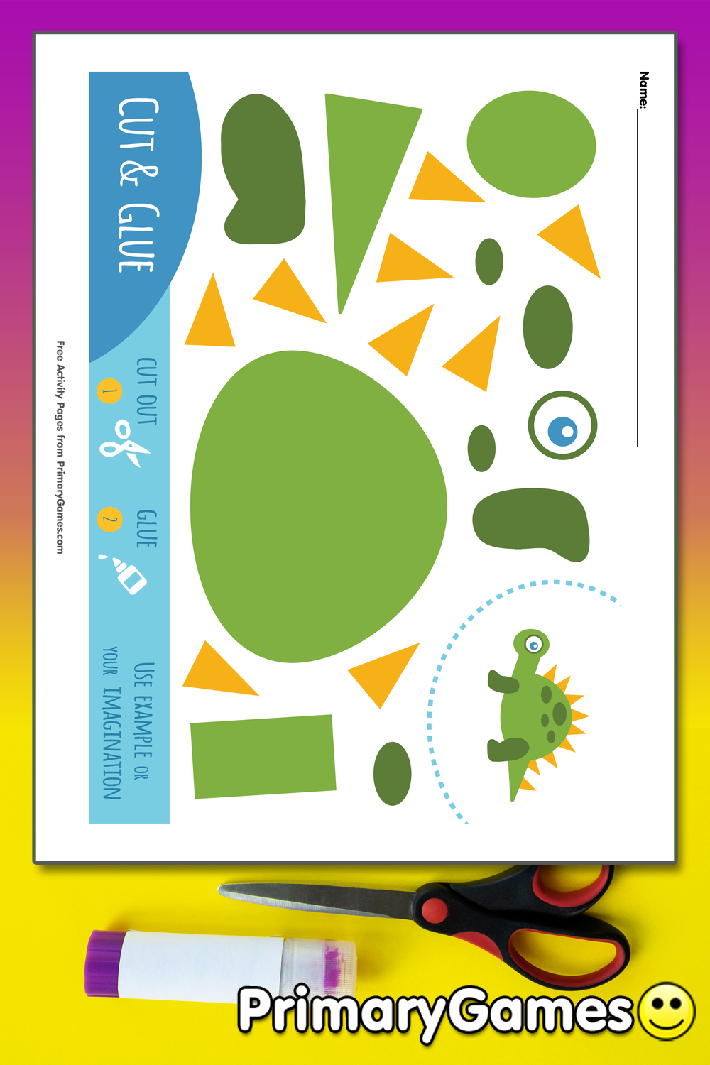 dinosaur-cut-and-glue-activity-page-free-printable-pdf-from-primarygames for Free Printable Dinosaur Cut And Paste Dinosaur Cut And Glue Activity Page • FREE Printable PDF from PrimaryGames for Free Printable Dinosaur Cut And Paste