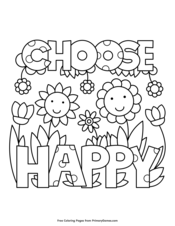 Positive Affirmation Coloring Pages, Set of 3 Printable Coloring Pages,  Virtual Girls Night 