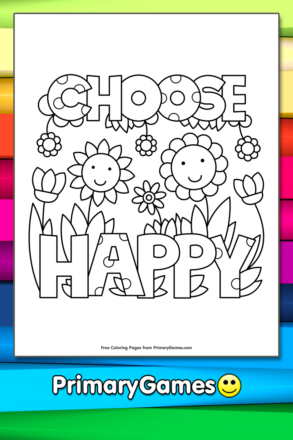 Happy Coloring Pages For Adults A Creative Escape from Stress