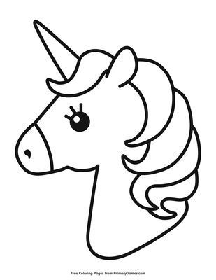 unicorn coloring page