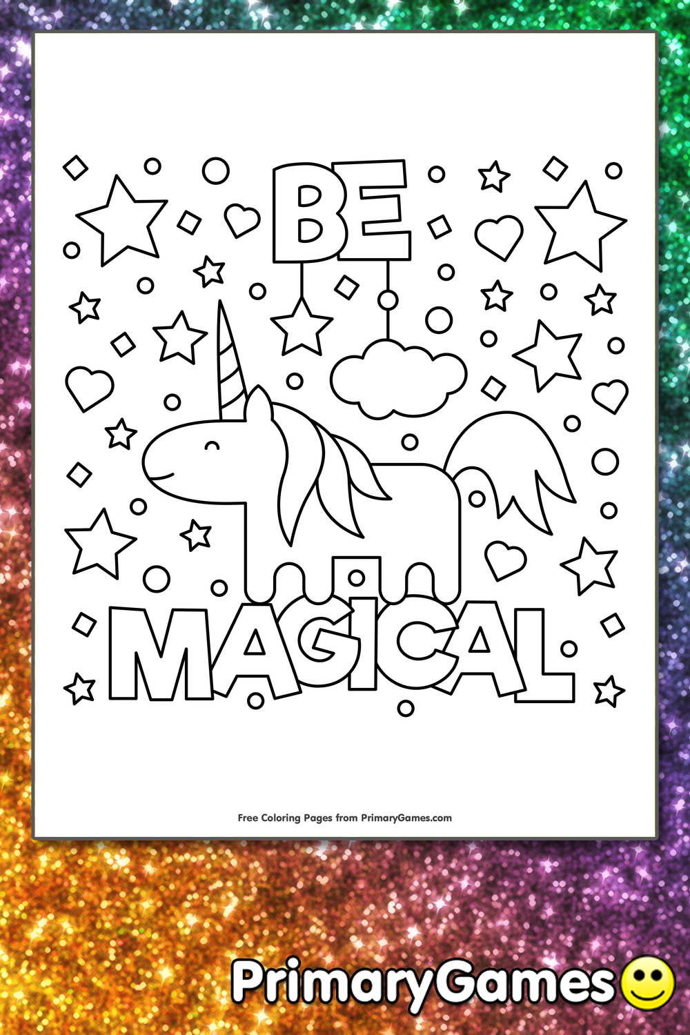 Be Magical Coloring Page Free Printable Pdf From Primarygames Be Magical Coloring Page Free Printable Pdf From Primarygames