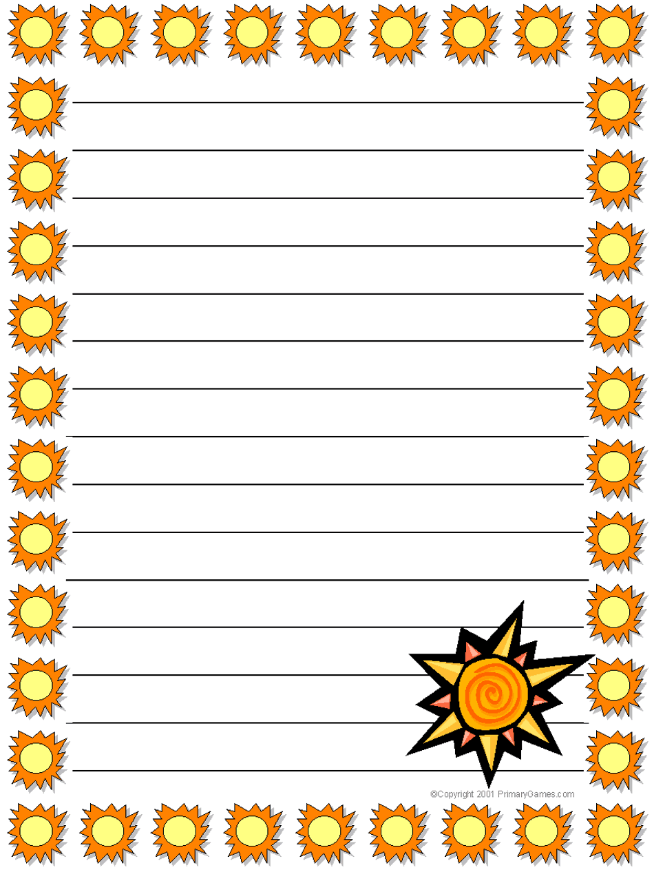 Free Printable Stationary Template Printable Udlvirtual