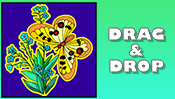 Butterfly Drag & Drop Puzzle