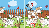 Find the Differences: Farm Animals