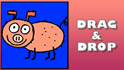 Pig Drag & Drop Puzzle