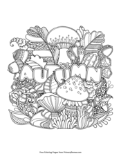 Fall Coloring Pages • FREE Printable PDF from PrimaryGames