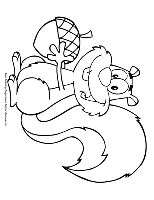 Download Acorn Coloring Pages | Coloringnori - Coloring Pages for Kids