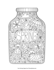 Featured image of post Free Printable Spring Coloring Pages For Adults / On this page you&#039;ll find free samples from my range of printable coloring books and published coloring books, which have sold over 3.5 million copies worldwide!
