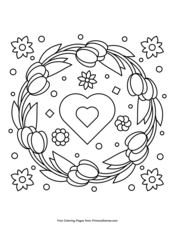 pintar por numeros - Pesquisa Google  Spring coloring pages, Free coloring  pages, Flower coloring pages