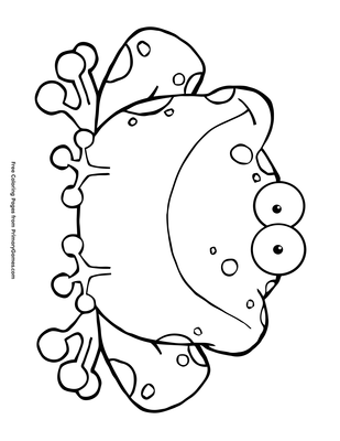 Frog Coloring Pages – 30 Printable Coloring Pages - Easy Peasy and Fun