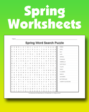 Spring Worksheets