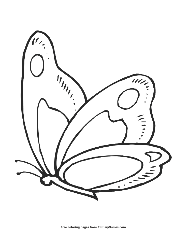 Butterfly Coloring Page