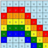 Summer Alphabet Mosaics