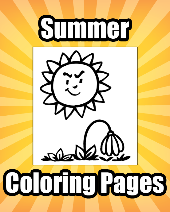 summer coloring pages • free printable pdf from primarygames