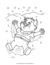 Winter Coloring Pages Free Printable Pdf From Primarygames