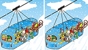 Find the Differences: Ski Lift