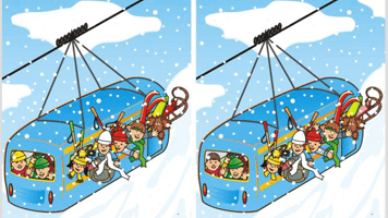 Find the Differences: Ski Lift