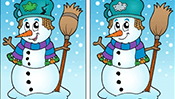 Find the Differences: Snowman