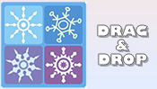 Snowflake Drag & Drop Puzzle