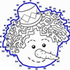 Winter Dot to Dot Puzzles