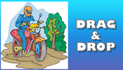 Motorcycle Drag & Drop Puzzle