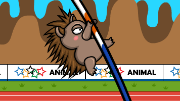 Animal Olympics Pole Vault