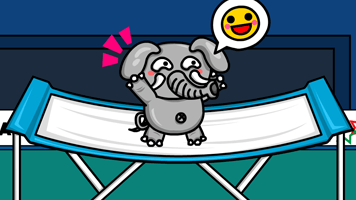 Animal Olympics Trampoline