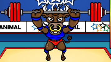 Animal Olympics Weight Lifting